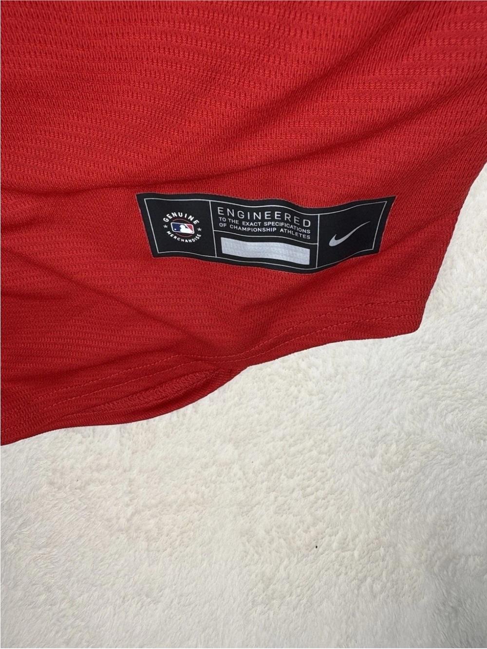Nike Atlanta Braves Olson #28 MLB Jersey Red Size S Baseball - Picture 4 of 4